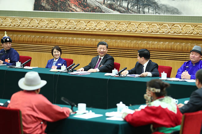 习近平在参加内蒙古代表团审议时强调 扎实推动经济高质量发展扎实推进脱贫 攻坚