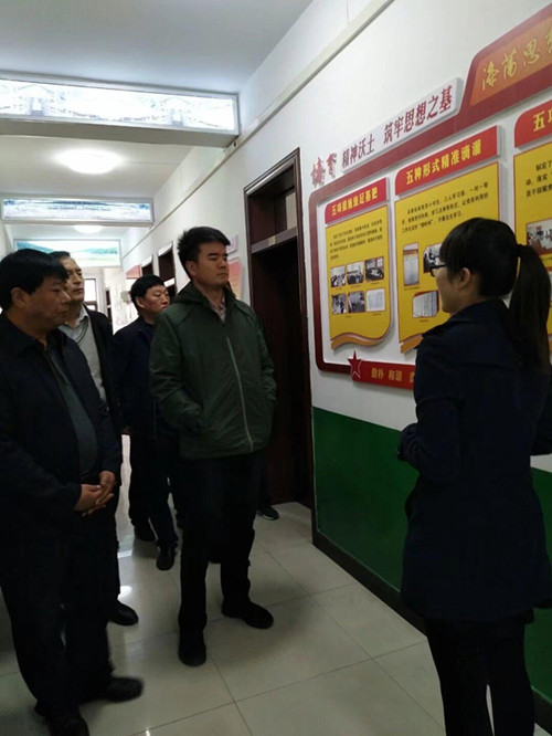 黄陵县委常委、纪委书记王永鹏调研县农业纪工委工作