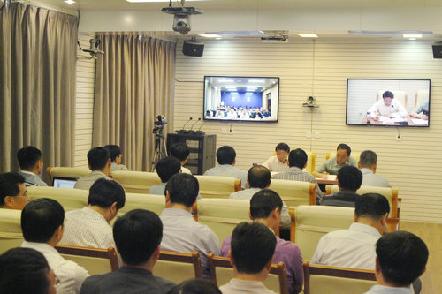 全市纪检监察系统“三严三实”专题教育党课会议召开